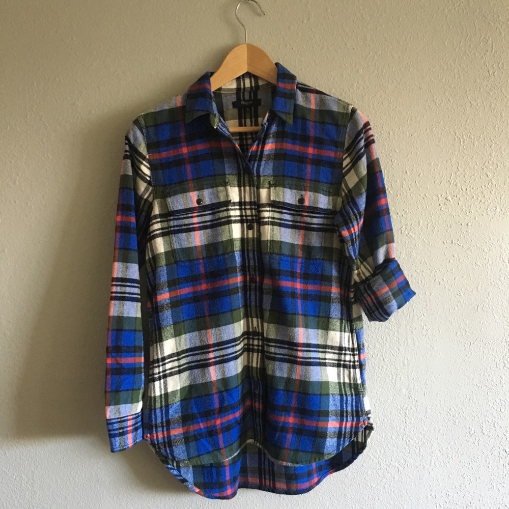 Madewell Flannel Ex-Boyfriend Shirt